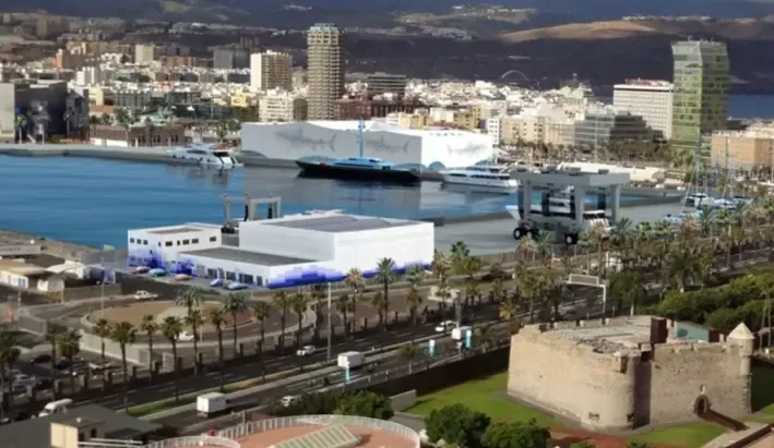 Portada de noticia: Adjudicadas a Pérez Moreno las obras del Centro Náutico del Muelle del Refugio