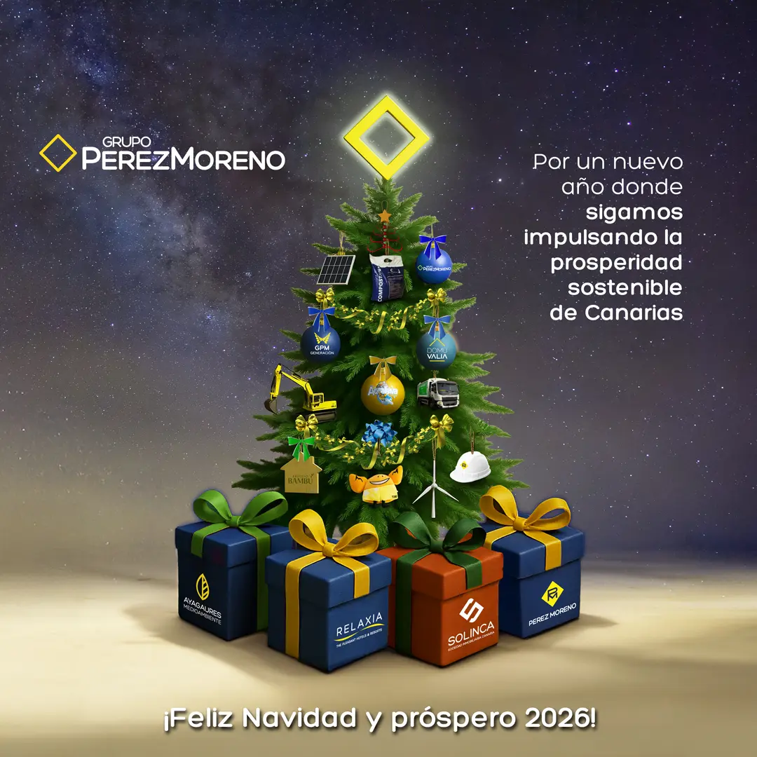 Feliz Navidad y próspero 2026 - Grupo Pérez Moreno